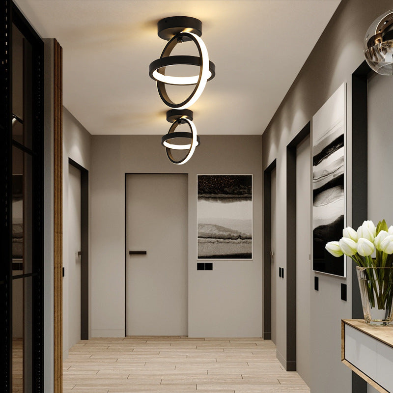 Orbit – Modern LED-taklampa med Geometriska Ringar