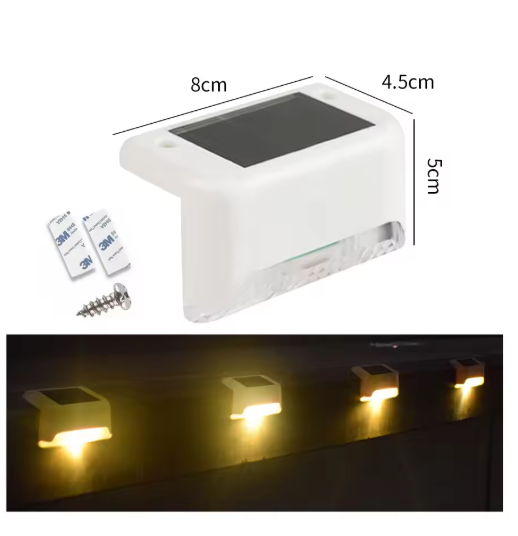 Edge – Kompakt Solcellsbelysning för Trappor & Räcken (IP65)