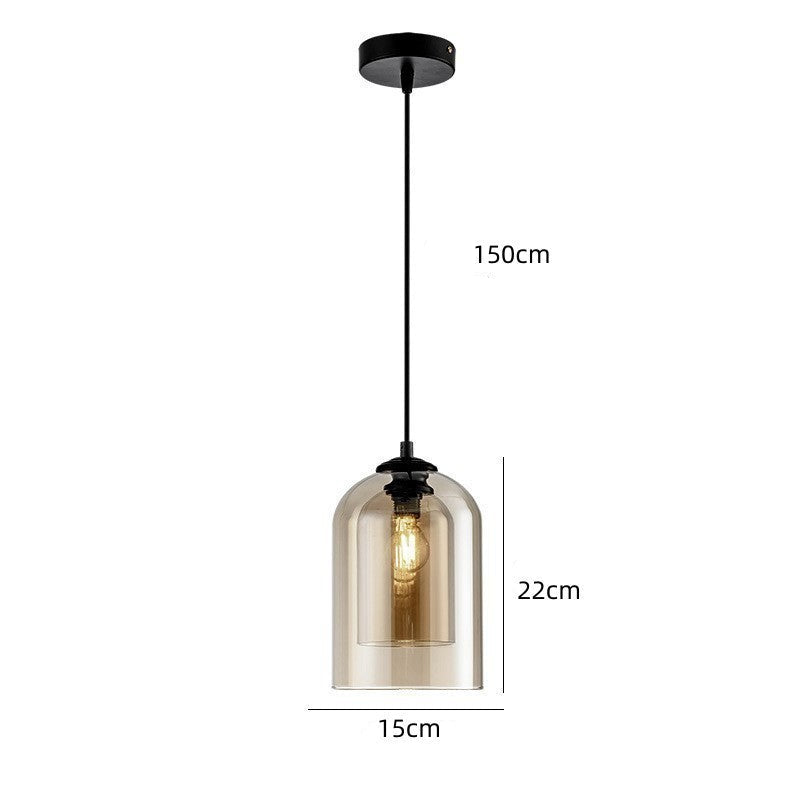 Glint – Nordisk Minimalistisk Takpendel i Glas & Legering (IP65)