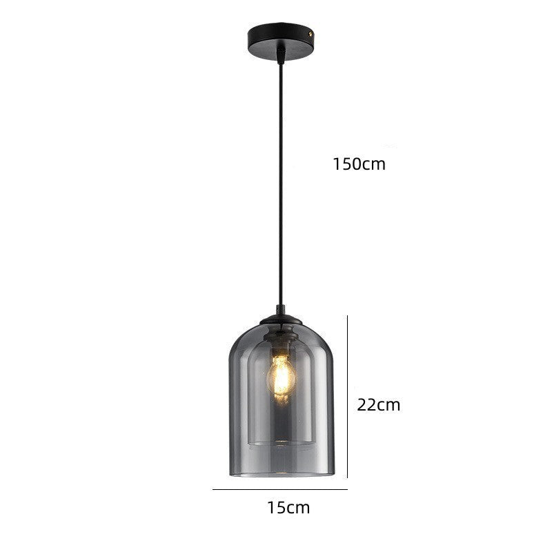 Glint – Nordisk Minimalistisk Takpendel i Glas & Legering (IP65)