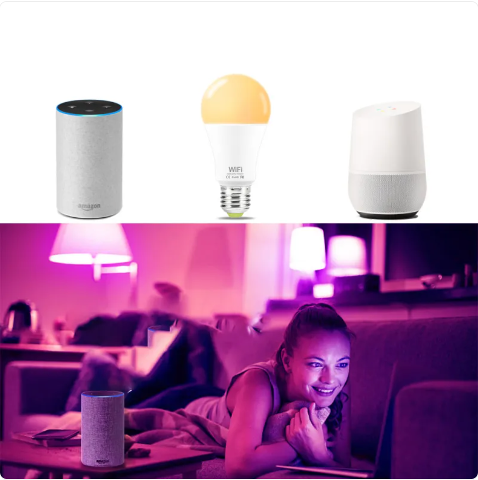 Spectrum – 15W WiFi Smart RGB LED-lampa med fjärrkontroll