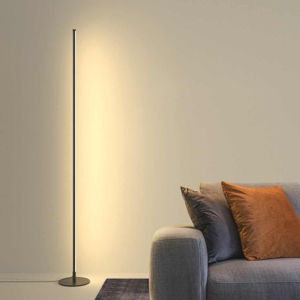 Sken – Minimalistisk Nordisk LED-golvlampa med Steglös Dimring