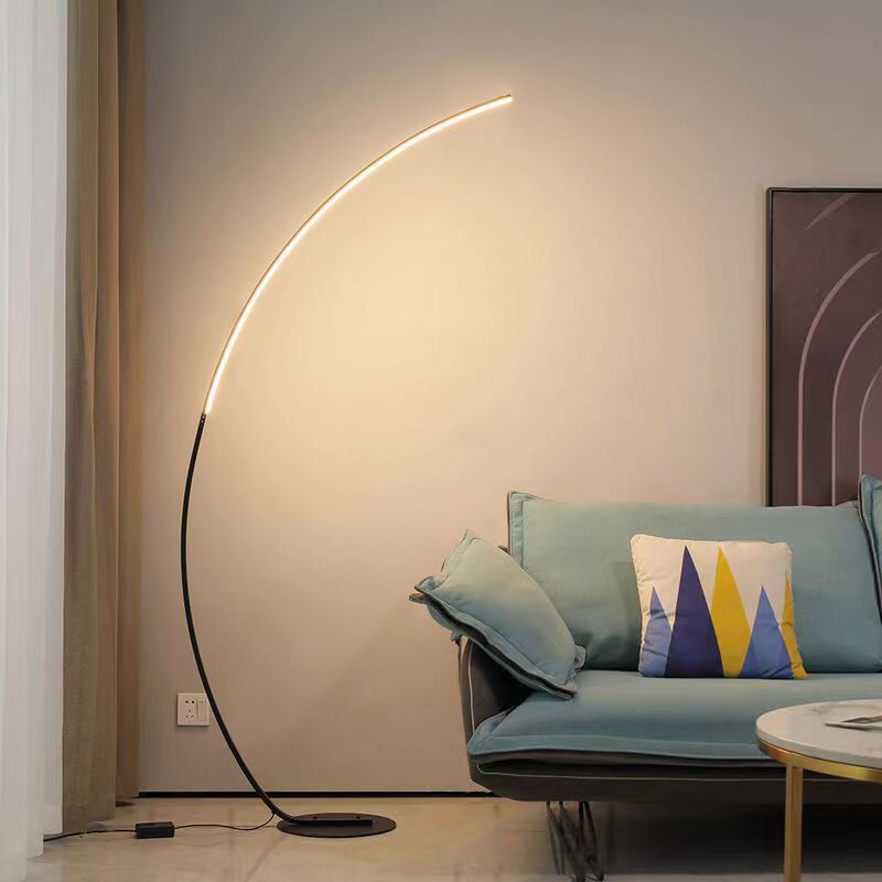 Arc – Bågformad Designer-golvlampa med Steglös Dimring