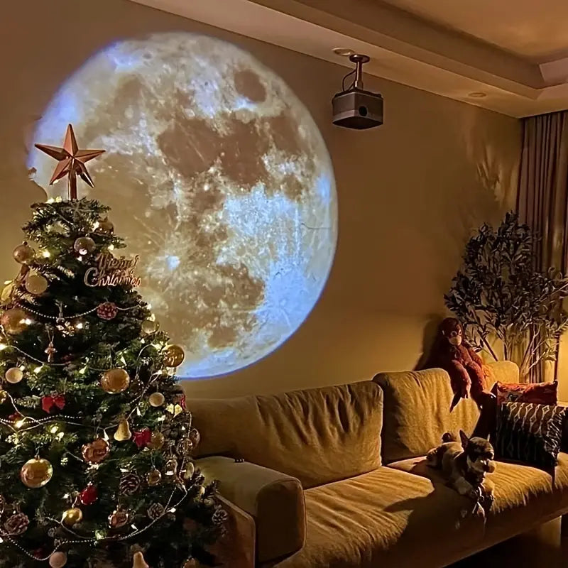 Cosmos – USB-driven projektorlampa (måne och jord)