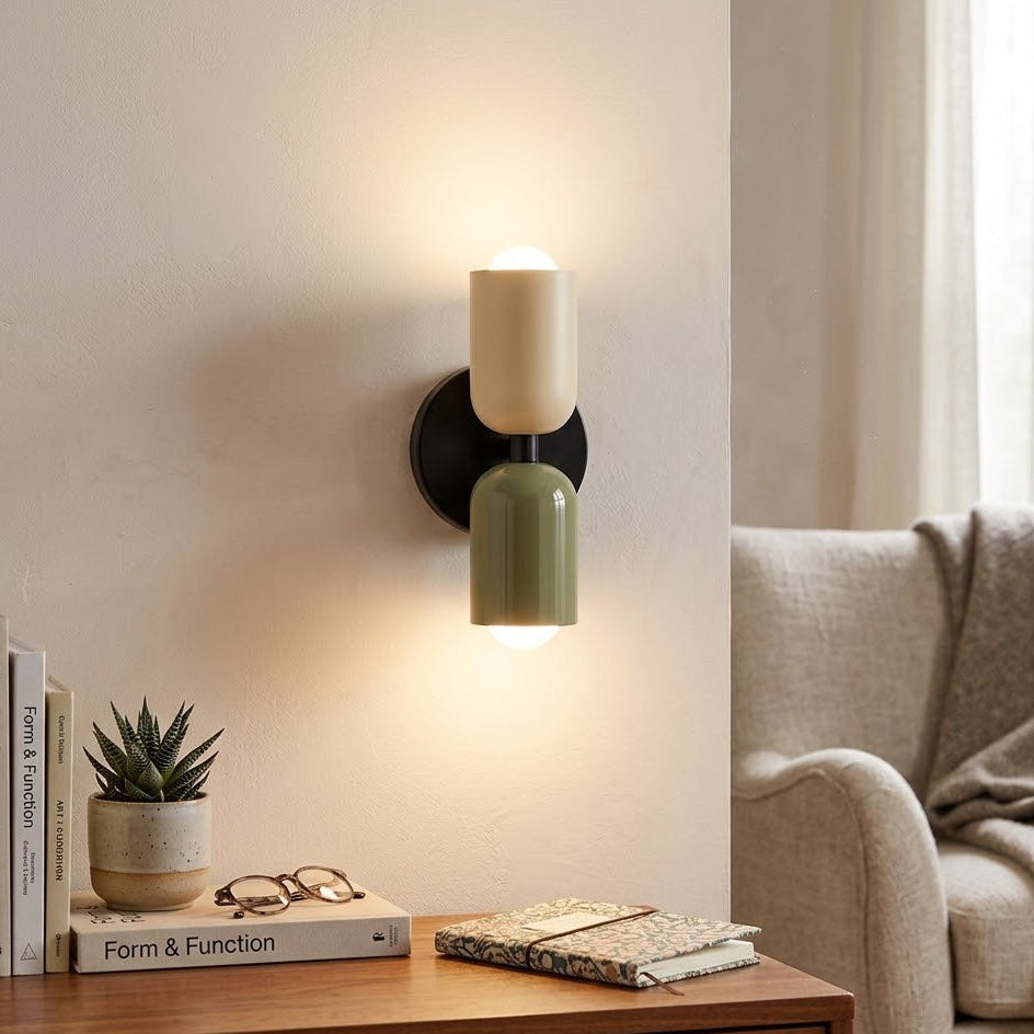Lyon – Vintage Franskinspirerad Vägglampa i Två Toner