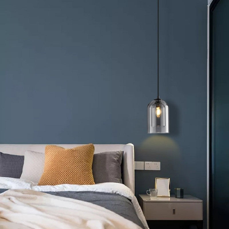 Glint – Nordisk Minimalistisk Takpendel i Glas och Legering (IP65)