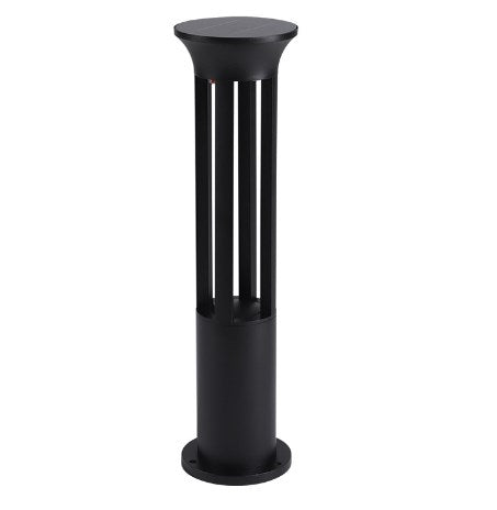 Sentinel – Modern trädgårdspollare i aluminium (7W)