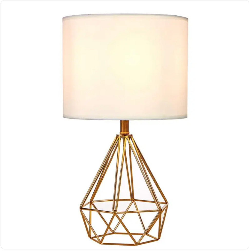 Skara – Modern Bordslampa med Geometrisk Diamantbas