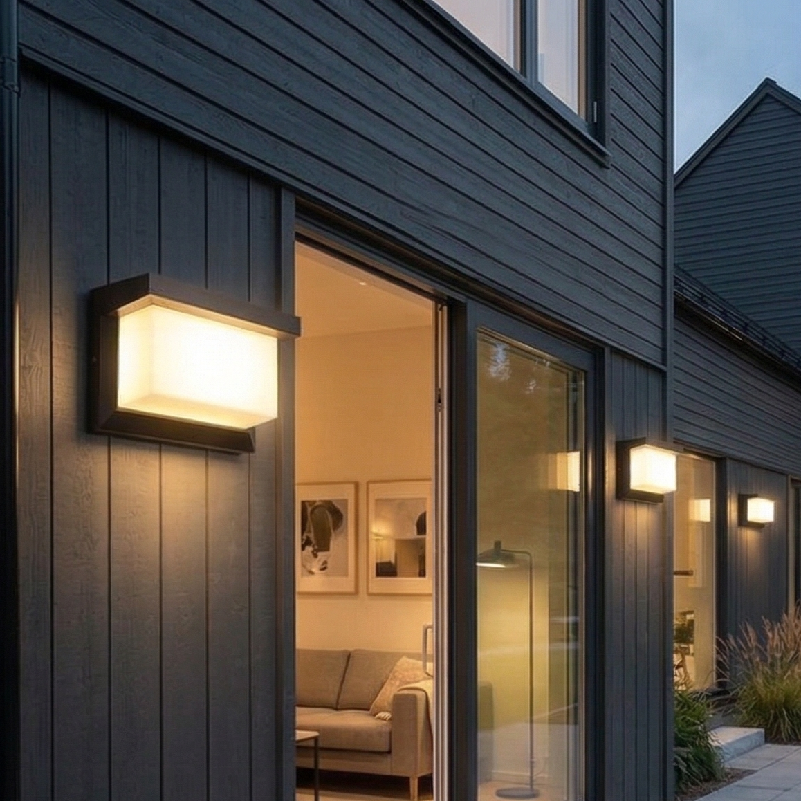 Horizon – Modern LED-vägglampa för Fasad & Entré (18W/30W)