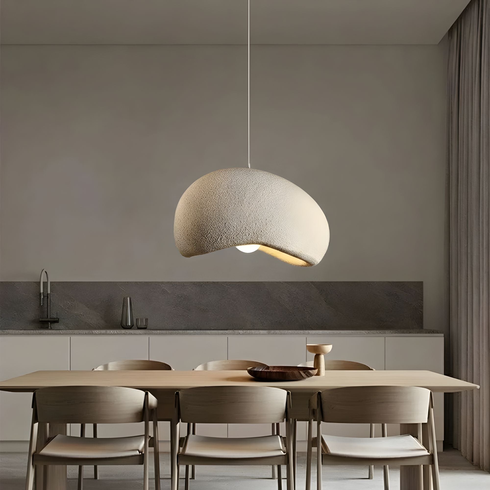 Orbital Organic Pendant Lamp – Modern White Ceiling Lamp