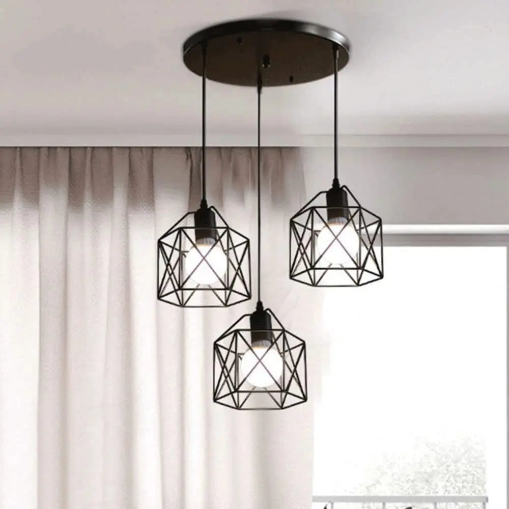 Berlin – Geometrisk taklampa i industriell design