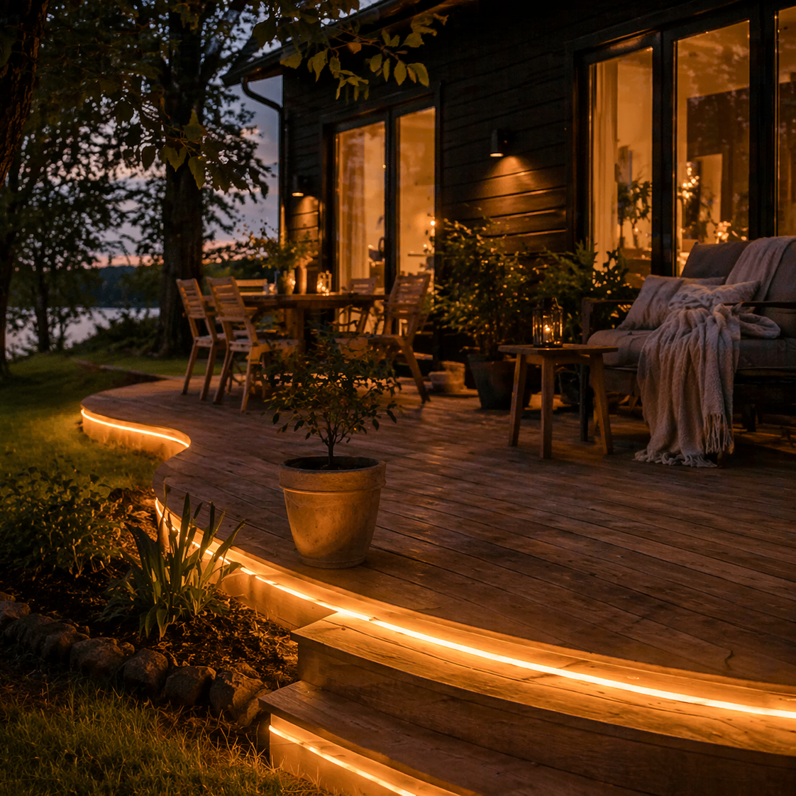 Glow – Waterproof LED Strip for Outdoor Use (220V)