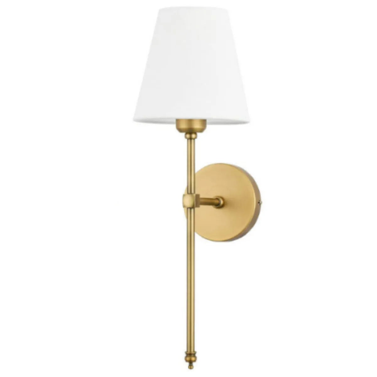 Lund – Modern Nordisk Vägglampa i Borstad Metall
