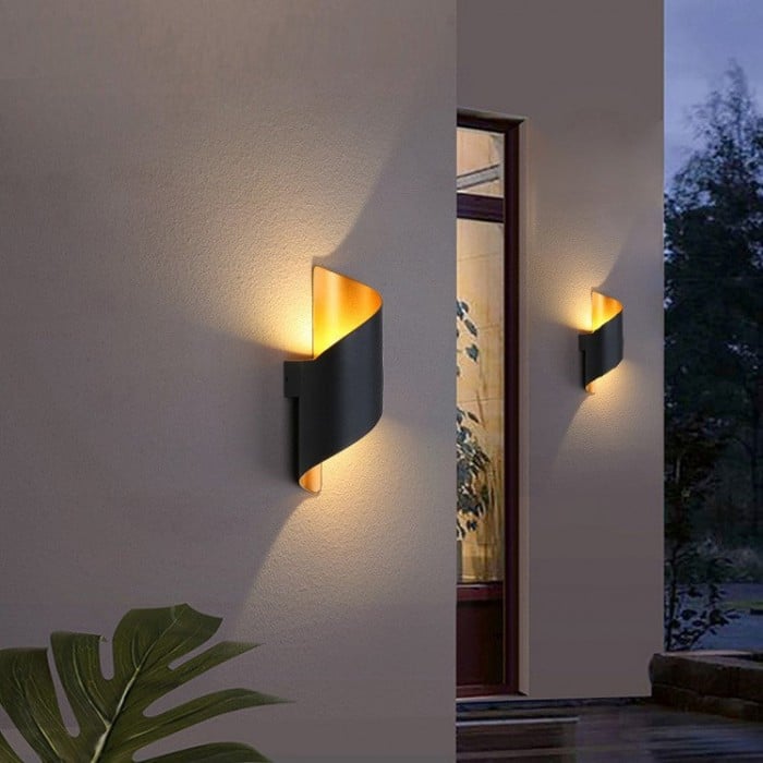 Mist – Modern Vattentät LED-vägglampa för Utomhusbruk